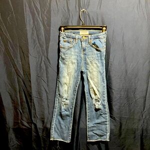 Denizen high rise straight leg jeans